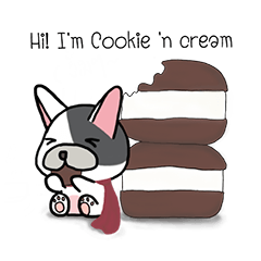 French Bulldog: Cookie 'n cream Eng ver