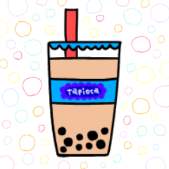 cute tapioca drink