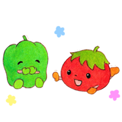tomato and green bell pepper