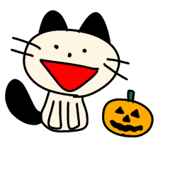 Cat Halloween Sticker