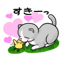 Piyo and Hachi greeting Sticker 2