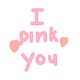 I pink you :-)