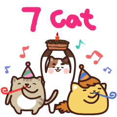 7cat family or Seven cats daily life