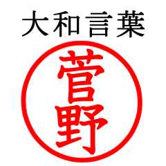 Kanno,Kayano,Sugano(Yamato language)