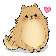 Cheerful Pomeranian!(English)