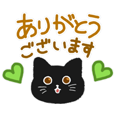 Cute black cat everyday anime