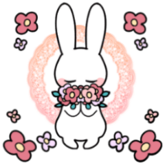 Gentle rabbit who speaks polite language