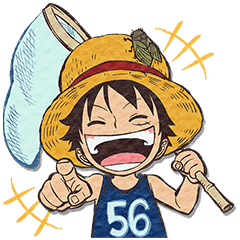 ONE PIECE's Summer Vacation – LINE stickers | LINE STORE