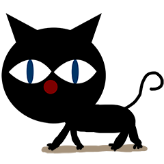 Black kitten captain of B.C.detachment
