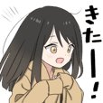 パーカーの女の子 銀髪 Line スタンプ Line Store パーカーの女の子 銀髪 Line スタンプ Line Store