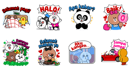 LINE Characters: Daily Greetings