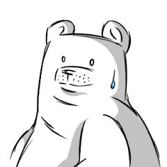 Fat white bear dekuma