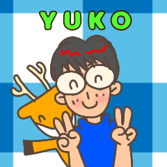 Very Cute YUKO-chang Stickers!