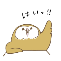 Bianca's Barn Owl Sticker