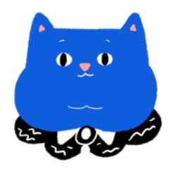 The blue cat Sesame