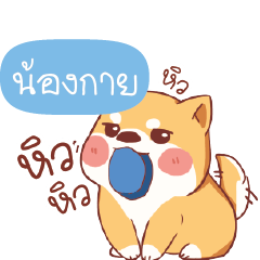 NONGKAI Shiba naughty dog