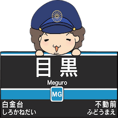 Tokyo Meguro Line Station Name