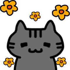 Moving Cat Sticker(greeting)