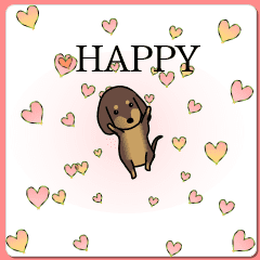 激しく尻尾をふるイヌ ダックスの一日 Line スタンプ Line Store 激しく尻尾をふるイヌ ダックスの一日 Line スタンプ Line Store