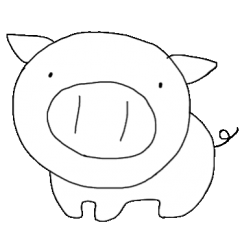 rustic pig