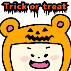 cutebear Sticker-Halloween-