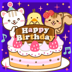 大人のための動く誕生日 お祝いスタンプ Line スタンプ Line Store 大人のための動く誕生日 お祝いスタンプ Line スタンプ Line Store