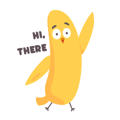 Lovely Banana Bird