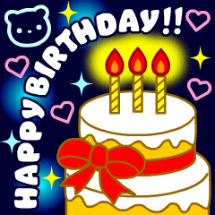 HAPPY BIRTHDAY Lovely Animated Stickers!