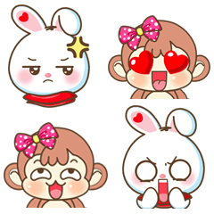 Emoji Bubu & Kiki Ver.Bigsize III