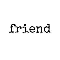 Friend name stamp