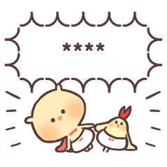 Bu-chan&Chicken's Custom Sticker