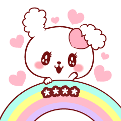 Loved rabbit Chan Custom Sticker
