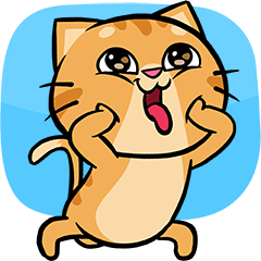 Bobby the Orange Cat – LINE stickers LINE STORE - Main Image