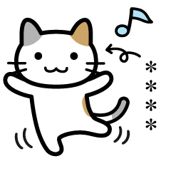 Happy Days cat Custom Stickers (name)