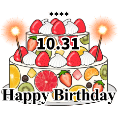 10月のお誕生日祝い カスタムスタンプ Line スタンプ Line Store 10月のお誕生日祝い カスタムスタンプ Line スタンプ Line Store