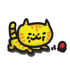 lovely cute yellow cat