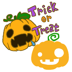 2pattern halloween Sticker
