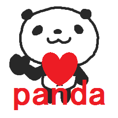 Cute and funny Giant-Panda Sticker