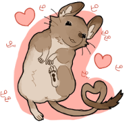 Sticker of Degu