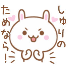 Lovely Rabbit Sticker Send To SYURI