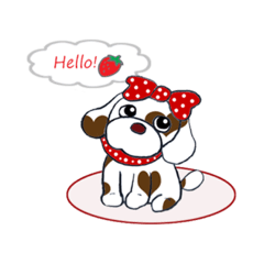 The happy dog by Lucy