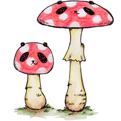 Panda-mushroom