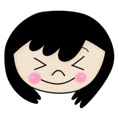 Lovely girl stickers