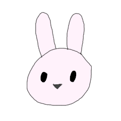 rabbit with unstable face