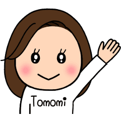 TOMOMI's sticker..