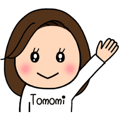 TOMOMI's sticker..