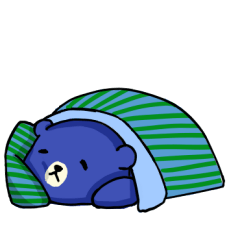 Formosan blue bear want to hibernate