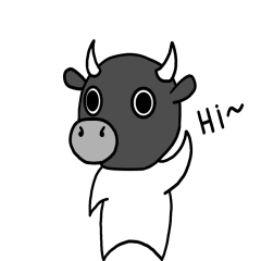 Korean Black Cow