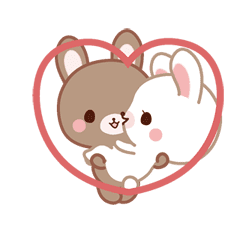 Moving Lovey-Dovey bunnies Rai & Mai 3