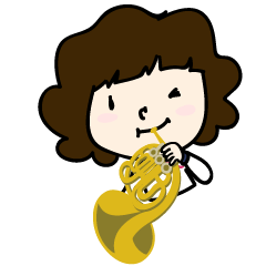 Hornist girl